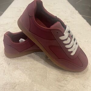 No Boundaries Burgundy Women's Sneakers